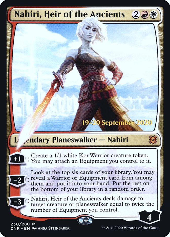 Nahiri, Heir of the Ancients (230) [Prerelease Cards]