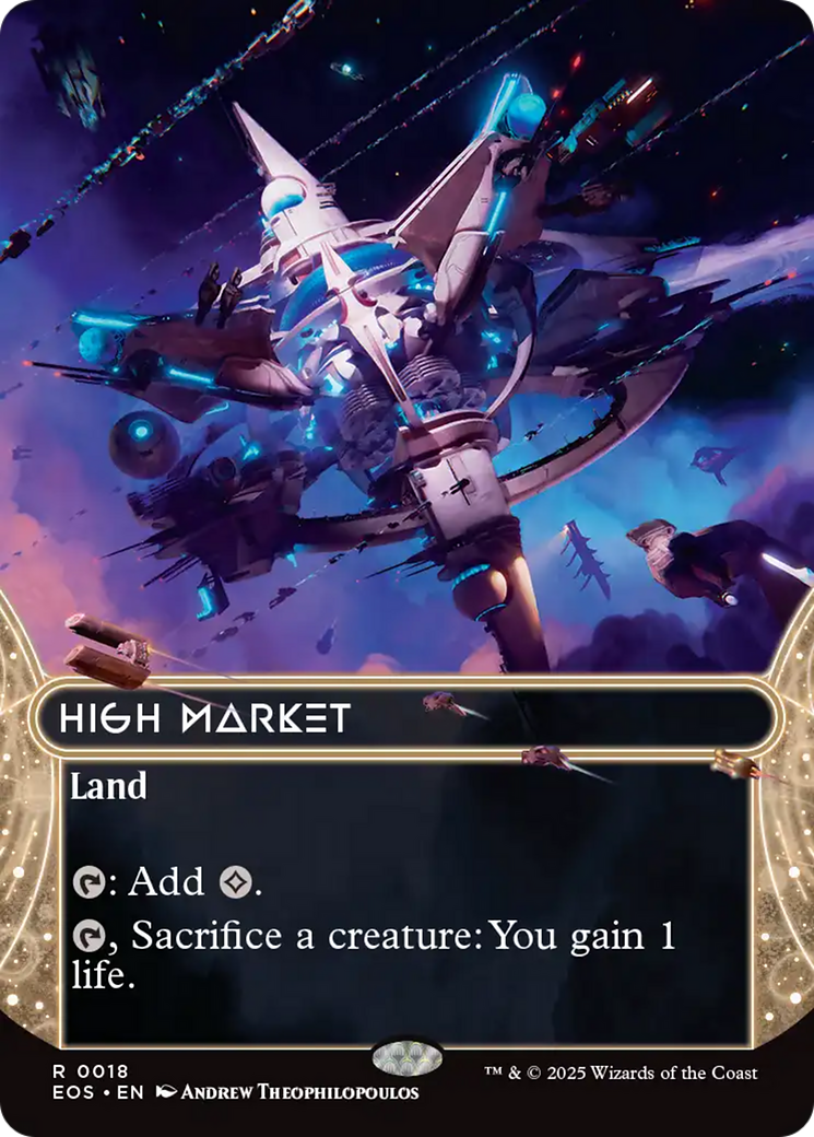 High Market (0018) (Borderless) (18) [Edge of Eternities: Stellar Sights]