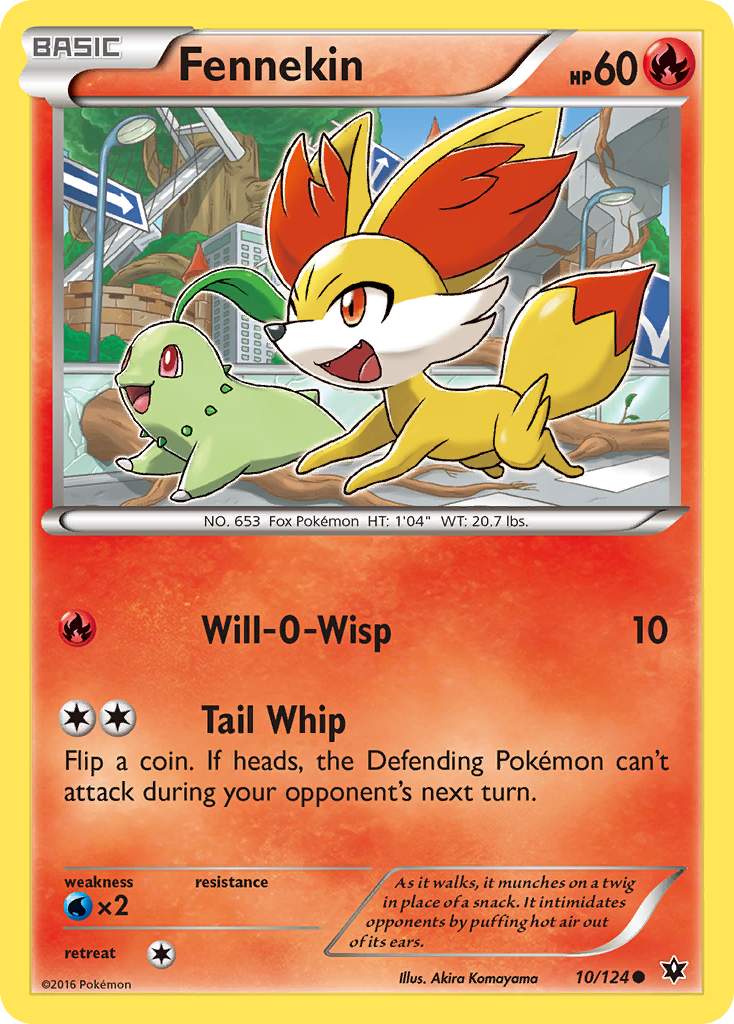 Fennekin (10) (10/124) [XY - Fates Collide]