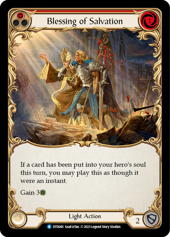 Blessing of Salvation (Red) (DTD085) [Dusk till Dawn]