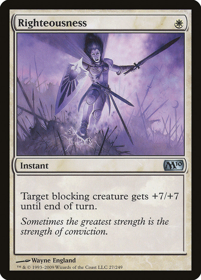 Righteousness (27) [Magic 2010 (M10)]