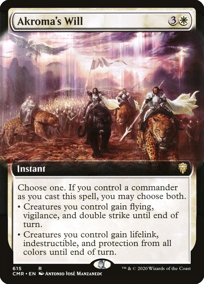 Akroma's Will (Extended Art) (615) [Commander Legends]