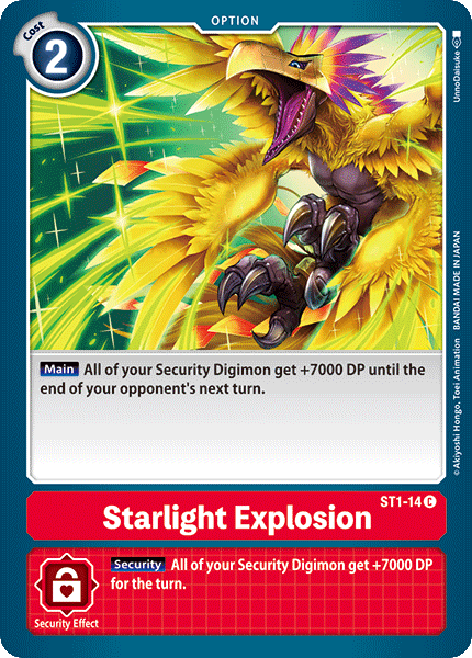 Starlight Explosion (ST1-14 C) [Starter Deck 01: Gaia Red]