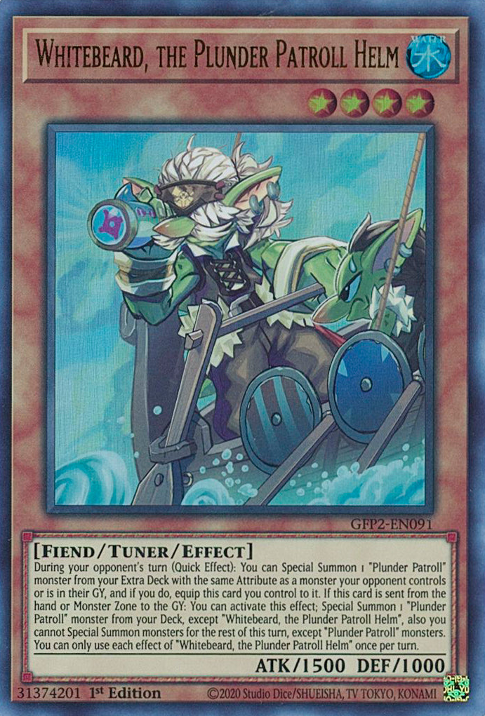 Whitebeard, the Plunder Patroll Helm (GFP2-EN091) [Ghosts From the Past: The 2nd Haunting]