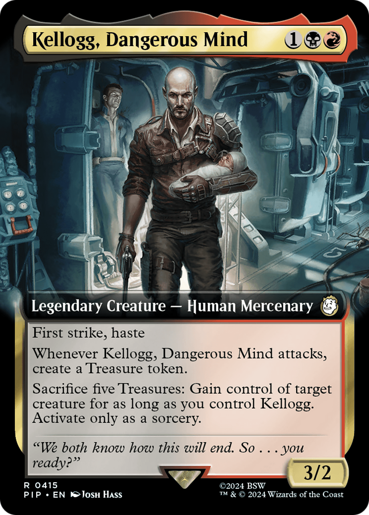 Kellogg, Dangerous Mind (Extended Art) (415) [Universes Beyond: Fallout]