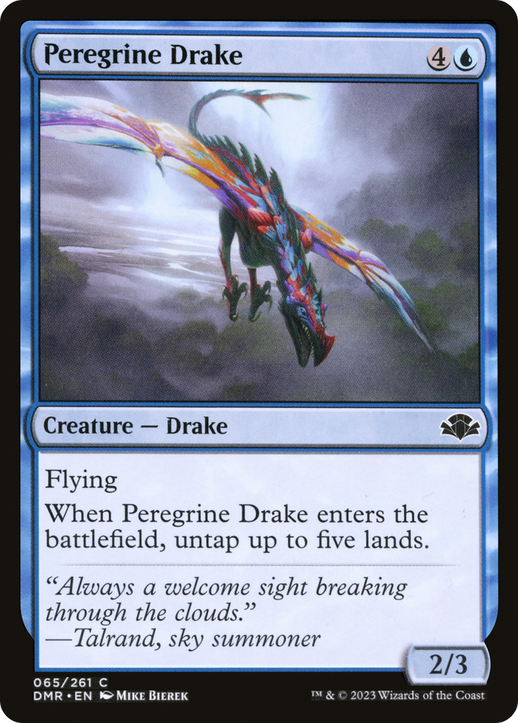 Peregrine Drake (65) [Dominaria Remastered]