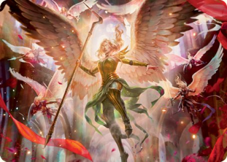 Sigarda's Summons Art Card (17) [Art Series: Innistrad: Crimson Vow]