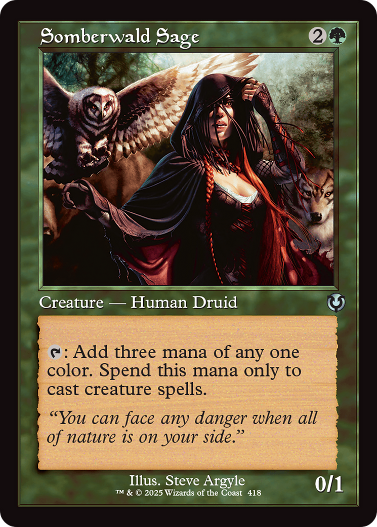 Somberwald Sage (Retro Frame) (418) [Innistrad Remastered]
