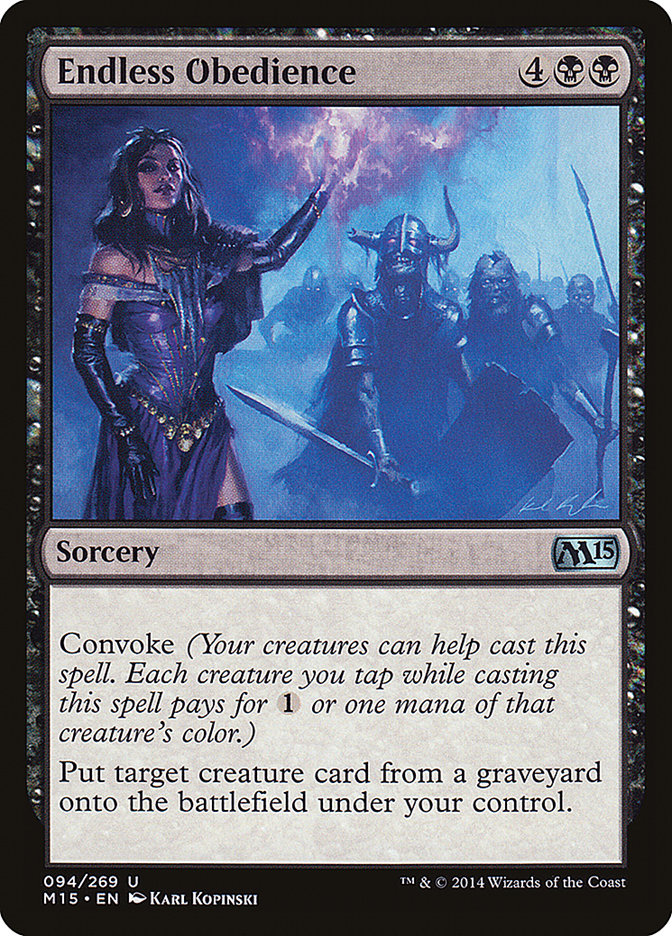 Endless Obedience (94) [Magic 2015 (M15)]