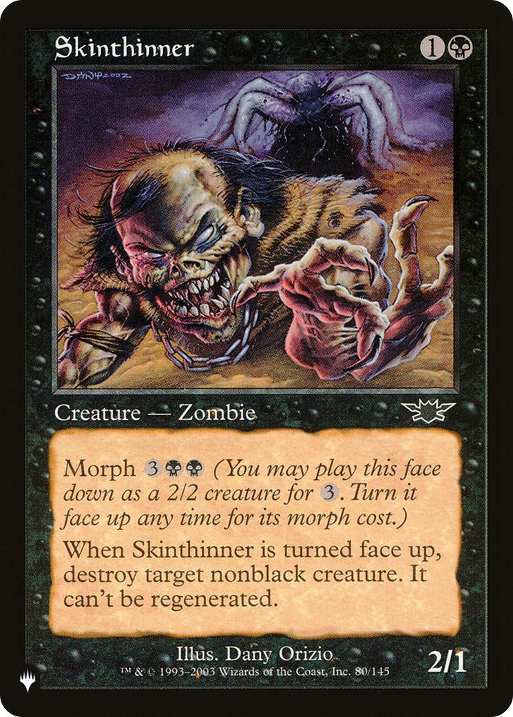 Skinthinner (80/145) [The List Reprints]