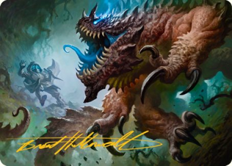 Basilisk Art Card (Gold-Stamped Signature) (9) [Art Series: Adventures in the Forgotten Realms]