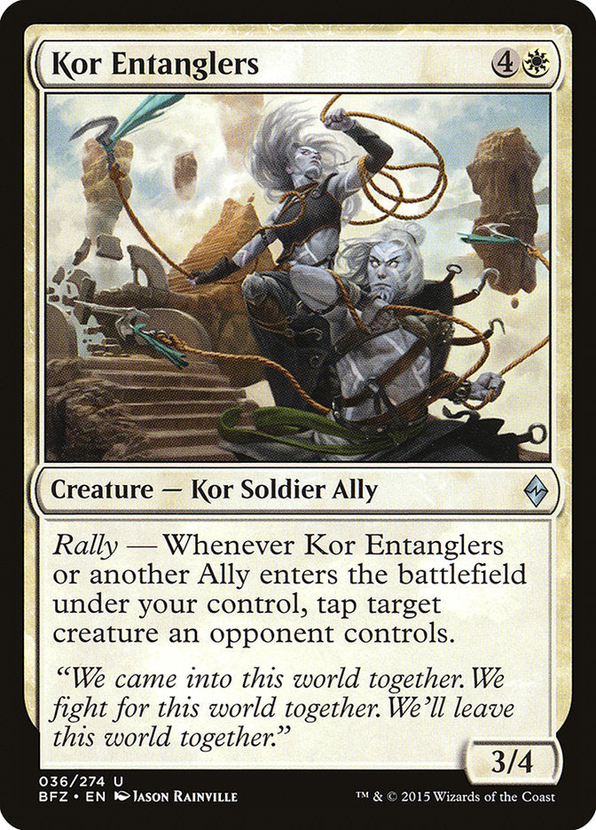 Kor Entanglers (36) [Battle for Zendikar]
