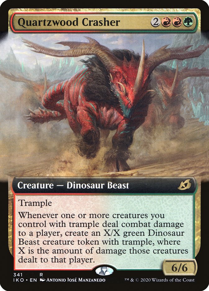 Quartzwood Crasher (Extended Art) (341) [Ikoria: Lair of Behemoths]