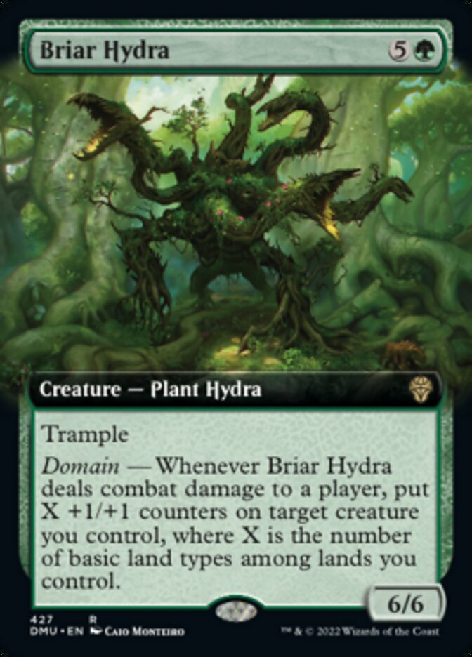 Briar Hydra (Extended Art) (427) [Dominaria United]