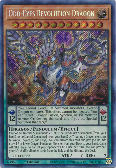 Odd-Eyes Revolution Dragon (ROTD-EN083) [Rise of the Duelist]