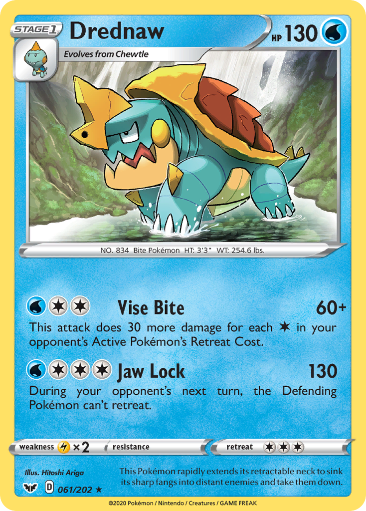 Drednaw (061/202) [SWSH01: Sword & Shield Base Set]