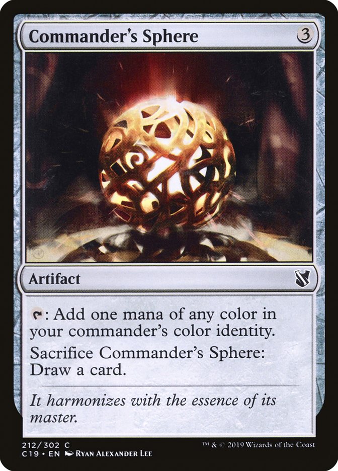 Commander's Sphere (212) [Commander 2019]