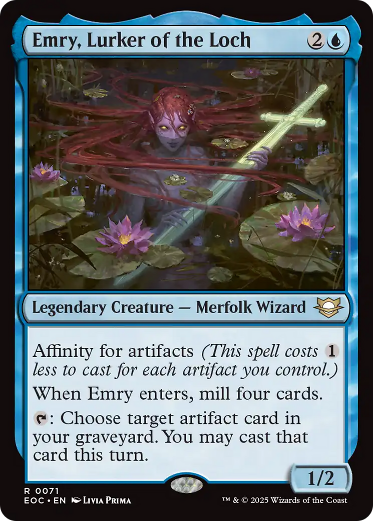 Emry, Lurker of the Loch (71) [Commander: Edge of Eternities]