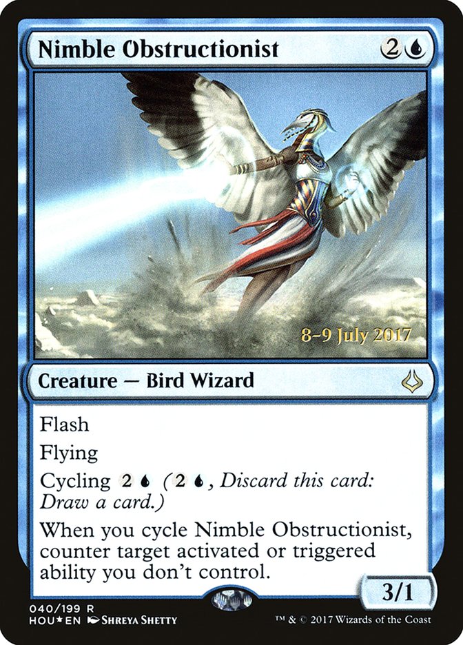 Nimble Obstructionist (40) [Prerelease Cards]
