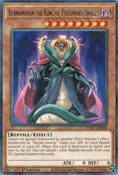 Vennominon the King of Poisonous Snakes (ANGU-EN040) [Ancient Guardians]