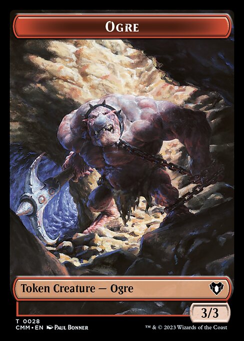 Elemental (0026) // Ogre Double-Sided Token (26 // 28) [Commander Masters]