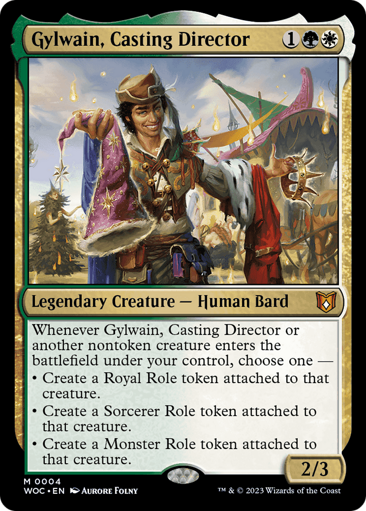 Gylwain, Casting Director (4) [Commander: Wilds of Eldraine]