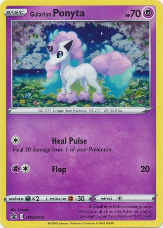 Galarian Ponyta - SWSH013 (SWSH013) [SWSH: Sword & Shield Promo Cards]