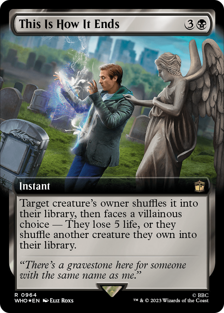 This Is How It Ends (Extended Art) (Surge Foil) (964) [Universes Beyond: Doctor Who]