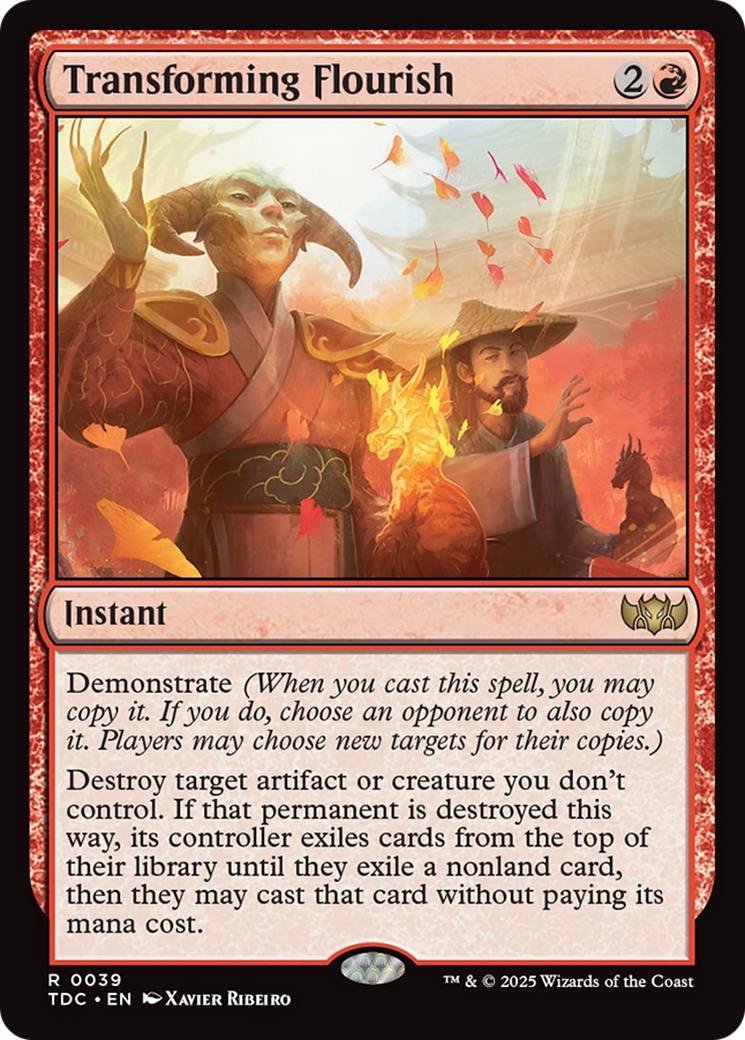 Transforming Flourish (39) [Commander: Tarkir: Dragonstorm]