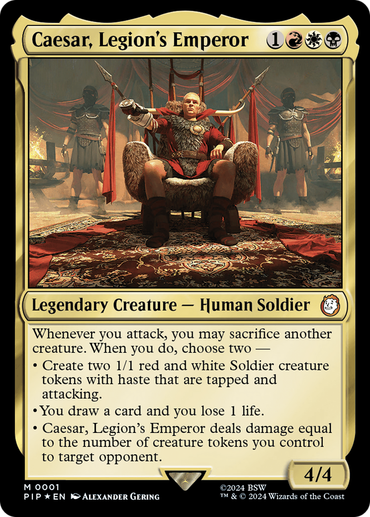 Caesar, Legion's Emperor (1) [Universes Beyond: Fallout]