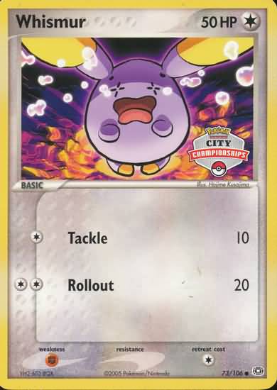 Whismur - 73/106 (City Championships) (073/106) [League & Championship Cards]