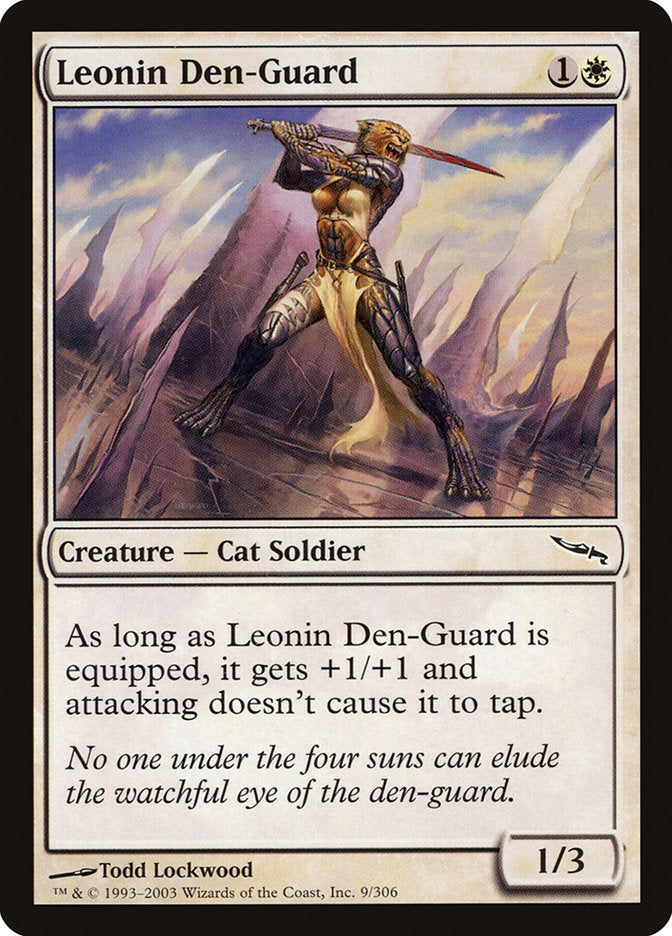 Leonin Den-Guard (9) [Mirrodin]