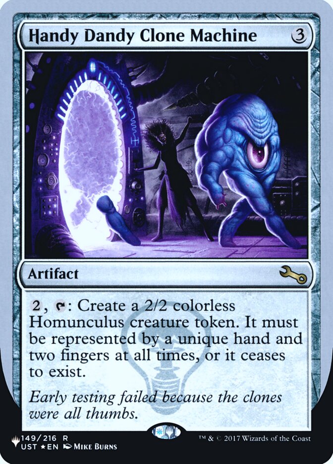 Handy Dandy Clone Machine (149/216) [The List Reprints]