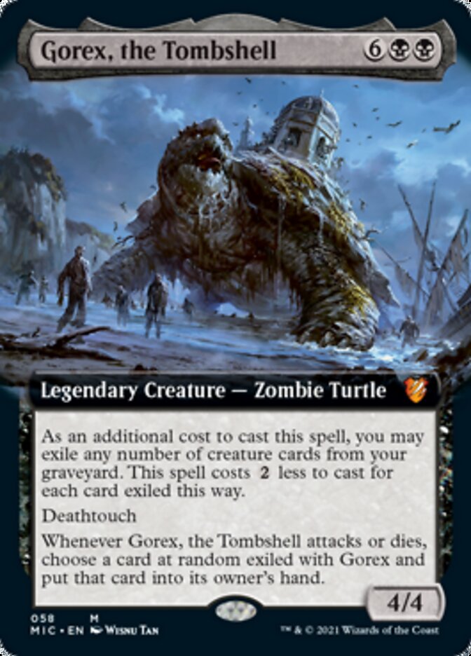 Gorex, the Tombshell (Extended Art) (58) [Commander: Innistrad: Midnight Hunt]