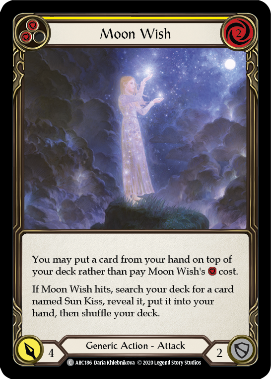 Moon Wish (Yellow) (ARC186) [Arcane Rising]
