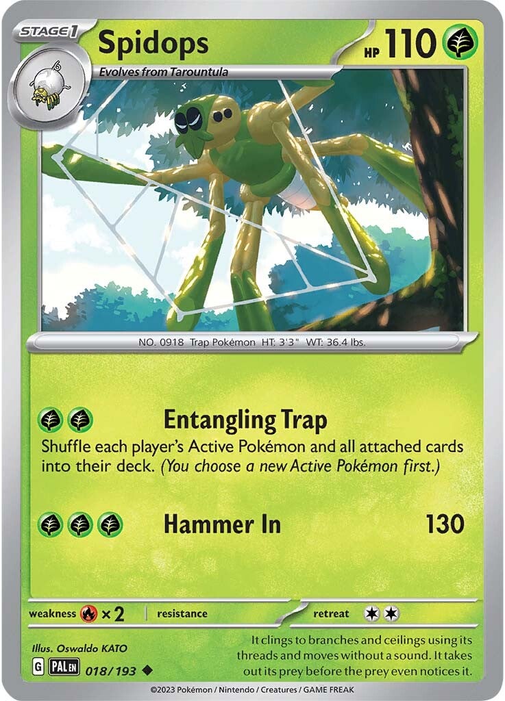Spidops (018/193) [SV02: Paldea Evolved]