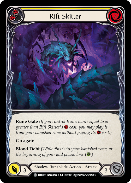 Rift Skitter (Yellow) (DTD153) [Dusk till Dawn]