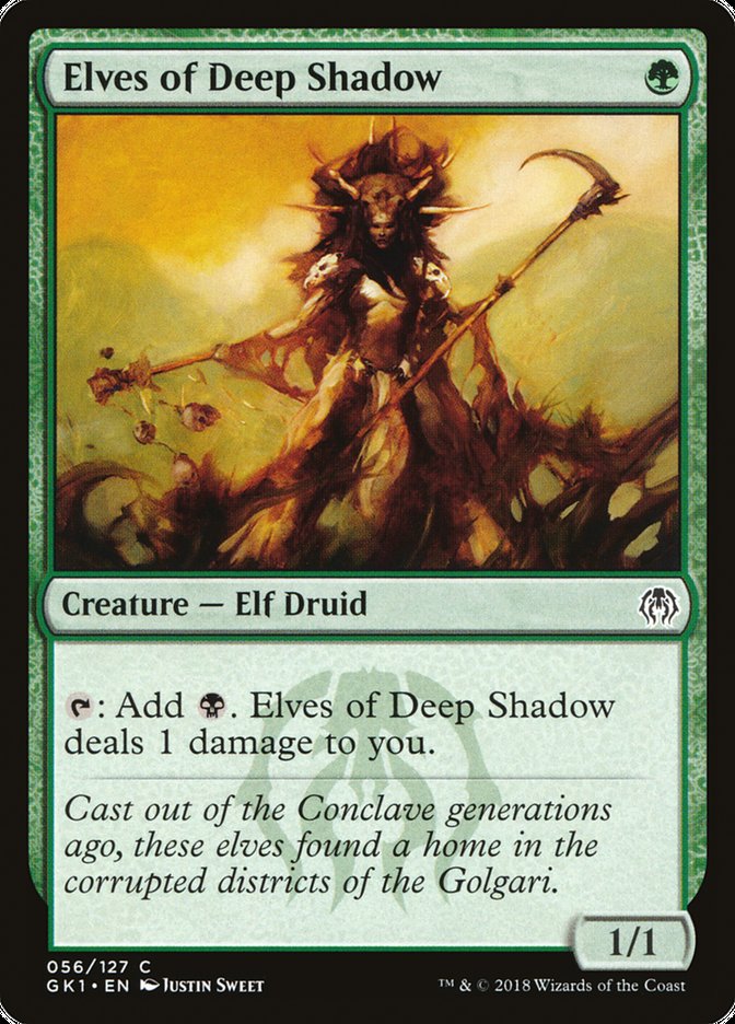 Elves of Deep Shadow (56) [Guilds of Ravnica: Guild Kits]
