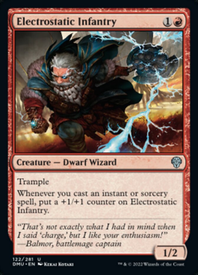 Electrostatic Infantry (122) [Dominaria United]