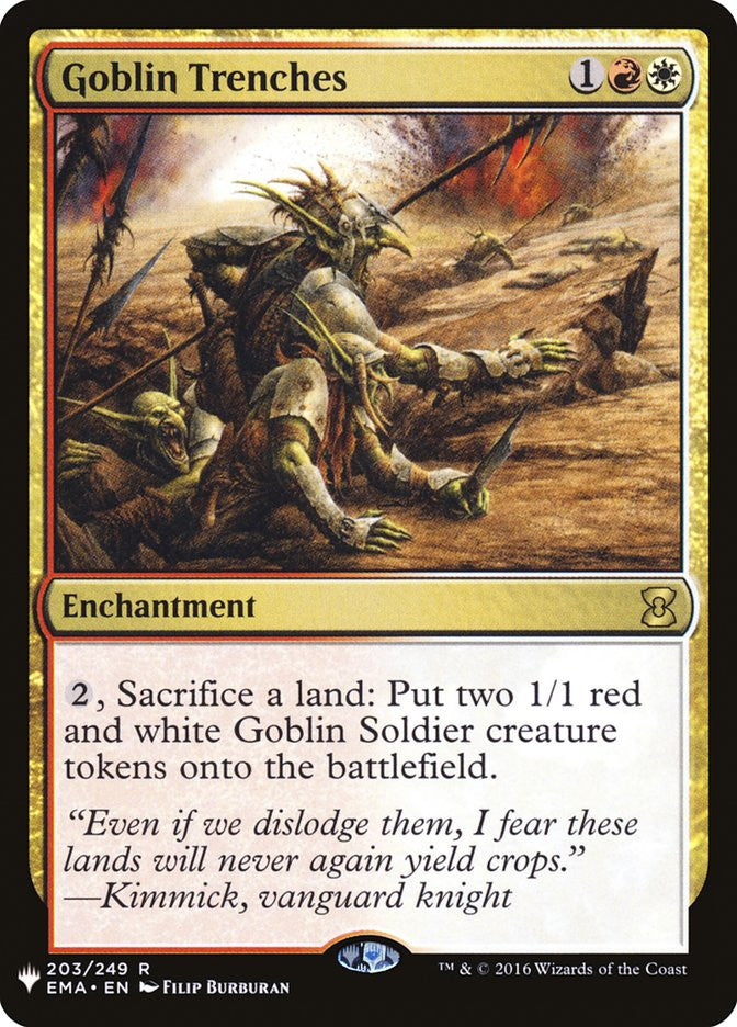 Goblin Trenches (203/249) [The List Reprints]
