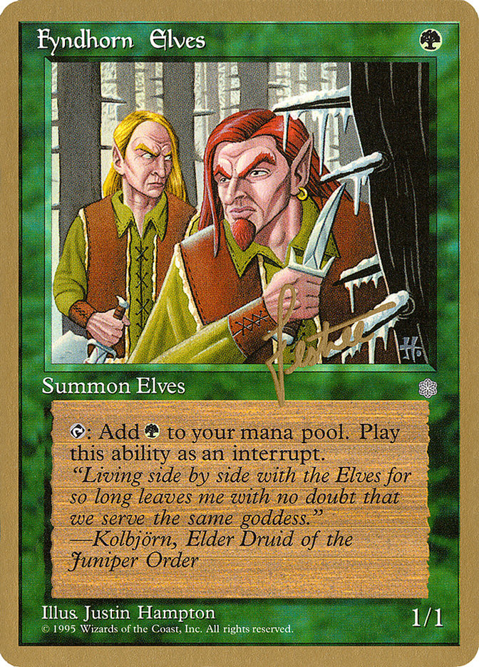 Fyndhorn Elves - 1996 Bertrand Lestree (ICE) [World Championship Decks]