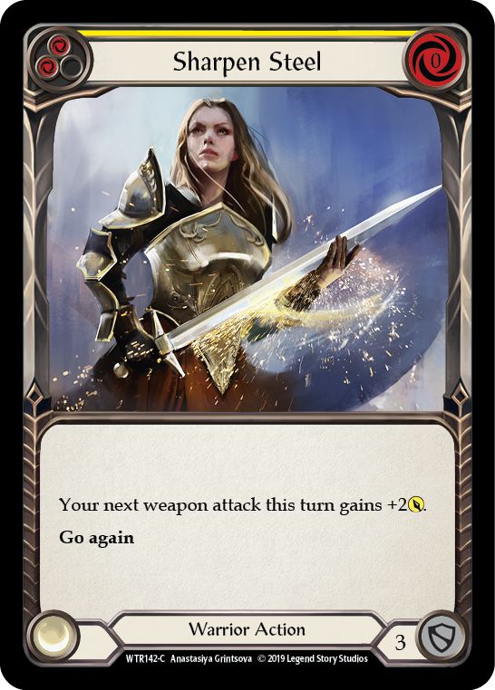 Sharpen Steel (Yellow) (WTR142) [Welcome to Rathe]