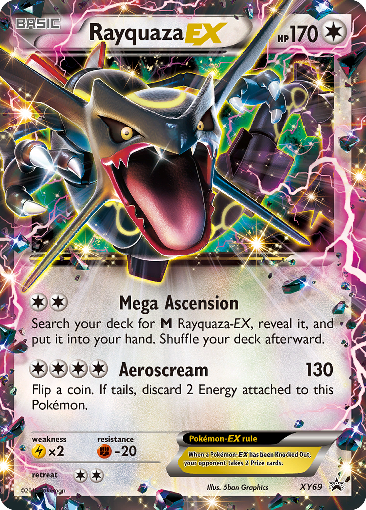 Rayquaza EX (Shiny) (XY69) [XY Promos]