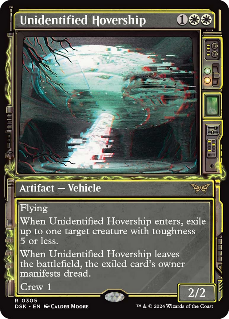 Unidentified Hovership (Showcase) (305) [Duskmourn: House of Horror]