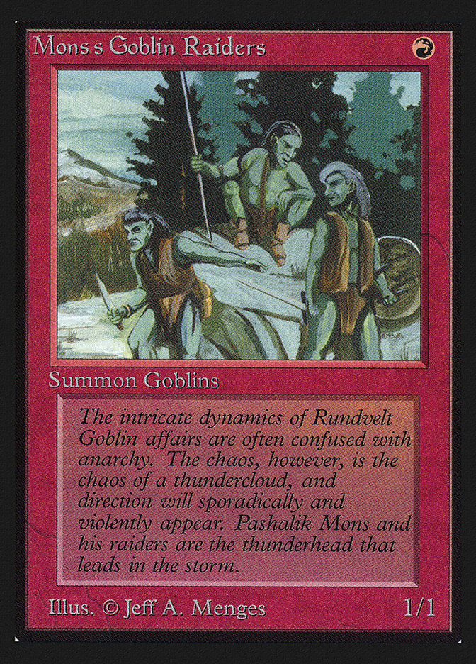 Mons's Goblin Raiders (CE) [Collector's Edition]