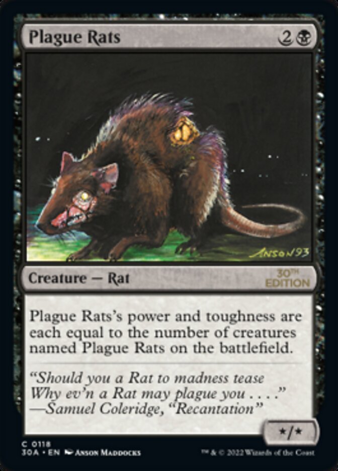 Plague Rats (118) [30th Anniversary Edition]