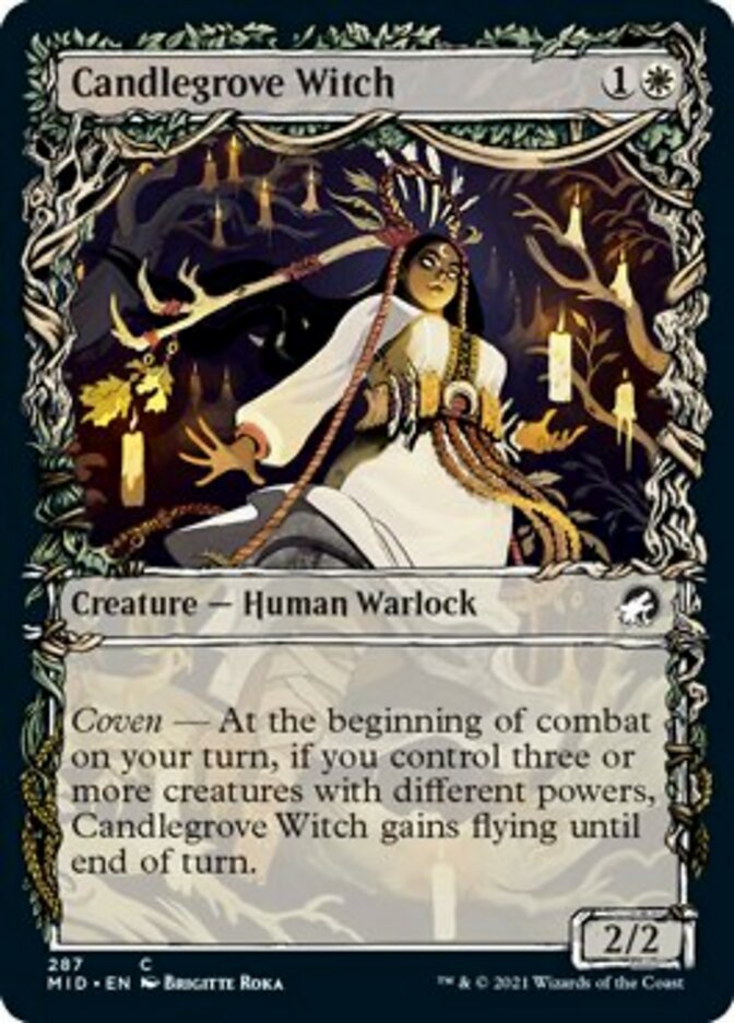 Candlegrove Witch (Showcase) (287) [Innistrad: Midnight Hunt]