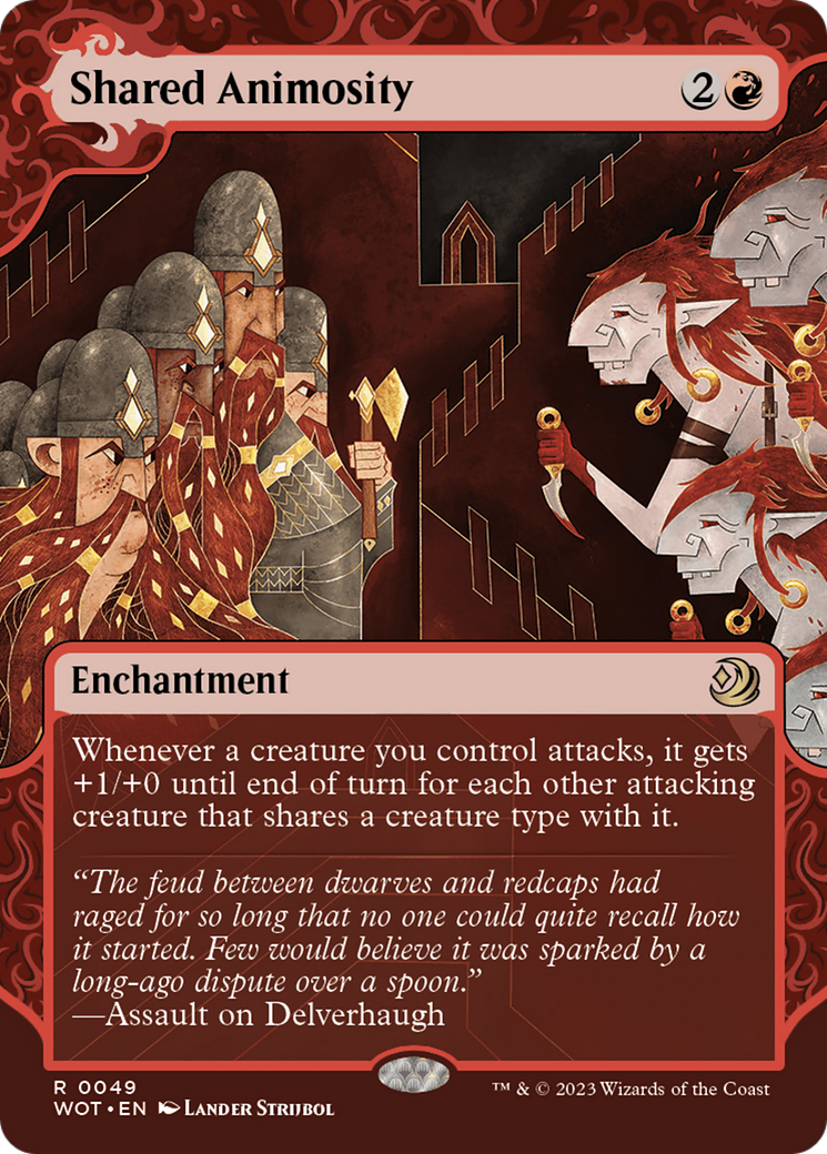 Shared Animosity (49) [Wilds of Eldraine: Enchanting Tales]