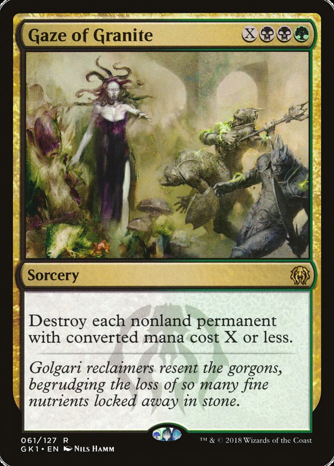 Gaze of Granite (61) [Guilds of Ravnica: Guild Kits]