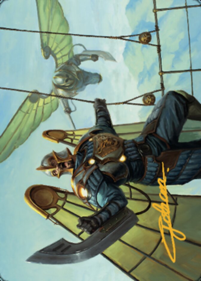 Air Marshal Art Card (Gold-Stamped Signature) (8) [Art Series: The Brothers' War]